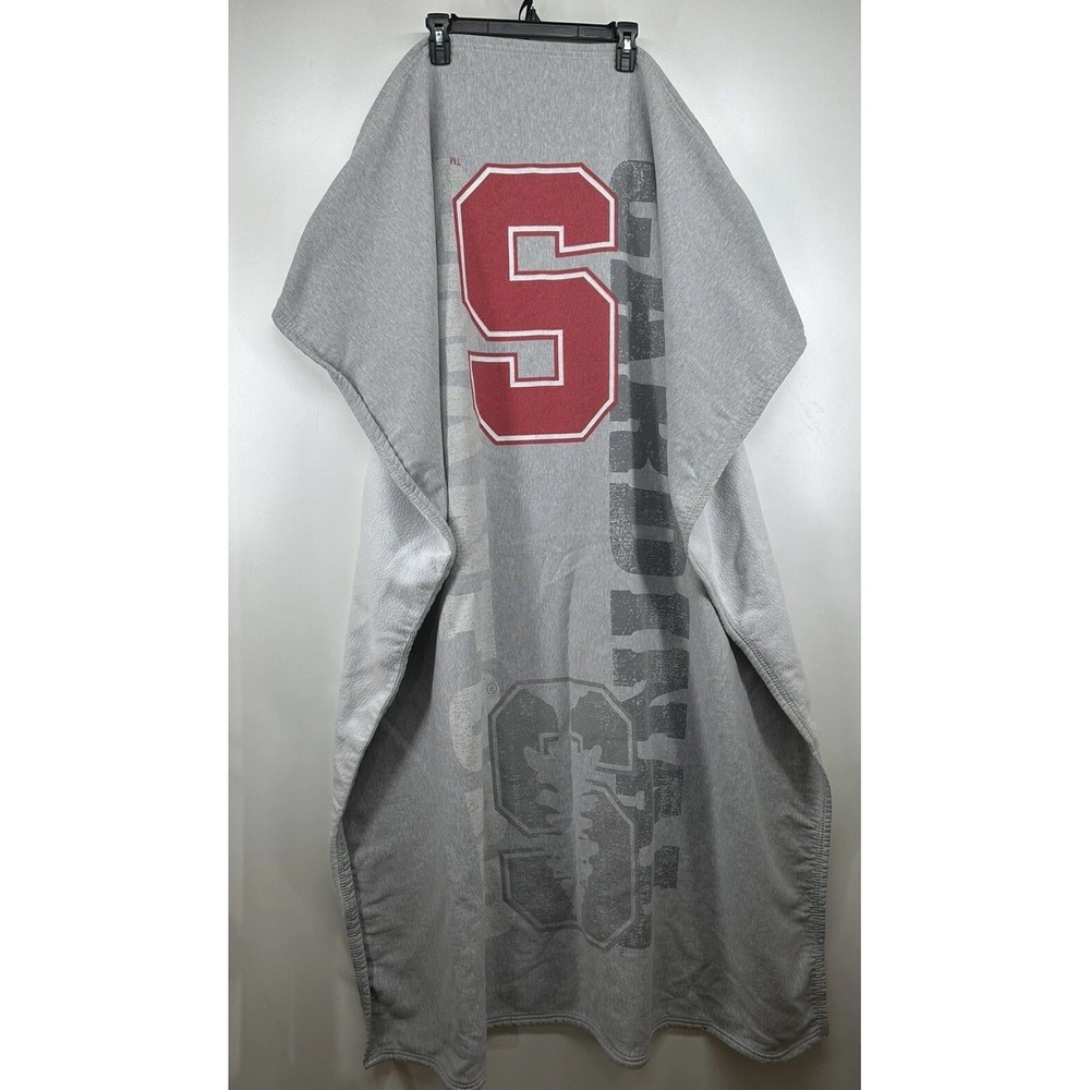 Stanford University Cardinals northerst Cotton blend throw Blanket 47"x57" VTG